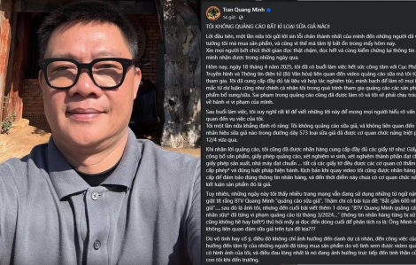 BTV Quang Minh khẳng định không quảng cáo sữa giả