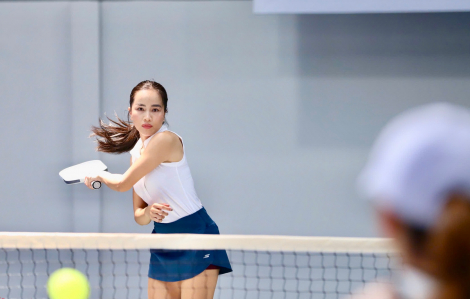 Những bóng hồng thi đấu tại giải Pickleball báo Phụ nữ TPHCM lần thứ 2 năm 2025