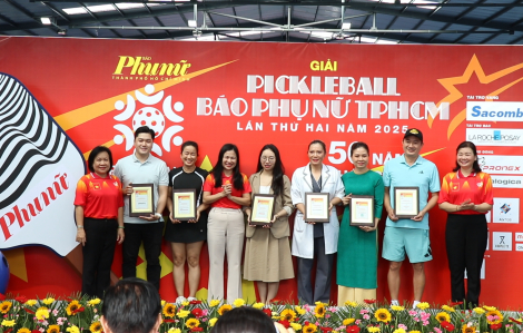Những gương mặt thân quen khuấy động giải Pickleball lần hai của Báo Phụ nữ TPHCM
