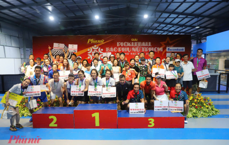Giải Pickleball Báo Phụ nữ TPHCM mùa 2 thành công vượt trội