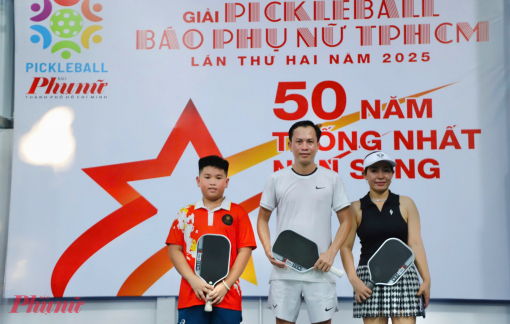 Giải Pickleball Báo Phụ nữ TPHCM 2025: Sân chơi thắm tình, không ngại đường xa