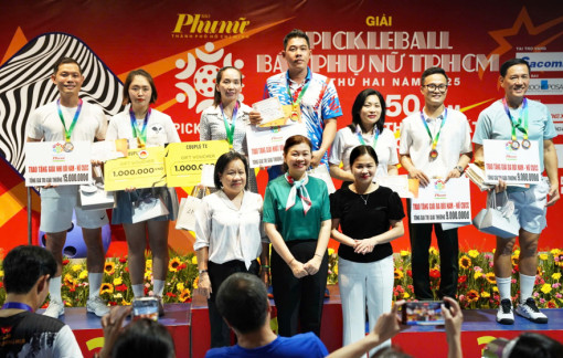 Kết quả Giải pickleball Báo Phụ nữ TPHCM lần hai - năm 2025