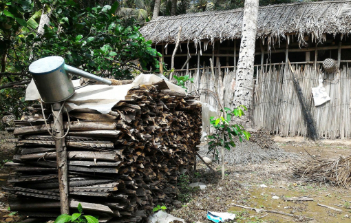 Đi kéo tàu dừa