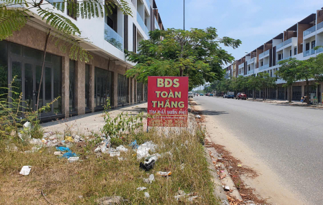 Shophouse bỏ hoang, cỏ mọc um tùm quanh đảo kim cương