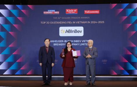 AB InBev 4 năm được vinh danh tại giải thưởng Rồng Vàng
