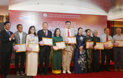Vinh danh 50 cá nhân là người Việt Nam ở nước ngoài có nhiều đóng góp trong công cuộc xây dựng và phát triển TPHCM