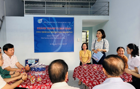 Hội LHPN TP Đà Nẵng vận động xây mới và sửa chữa 15 căn nhà cho hội viên