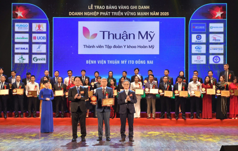 Bệnh viện Thuận Mỹ ITO Đồng Nai - thành viên Tập đoàn y khoa Hoàn Mỹ nhận giải thưởng Doanh nghiệp phát triển vững mạnh 2025
