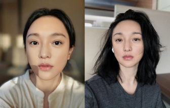 Bất ngờ với mặt mộc của Châu Tấn ở tuổi 50