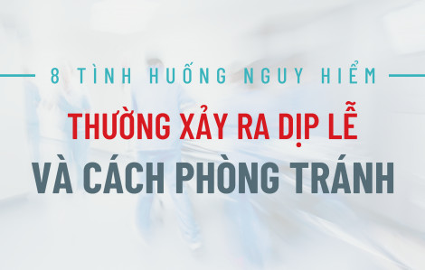 [Infographic] 8 tình huống nguy hiểm thường xảy ra dịp lễ và cách phòng tránh