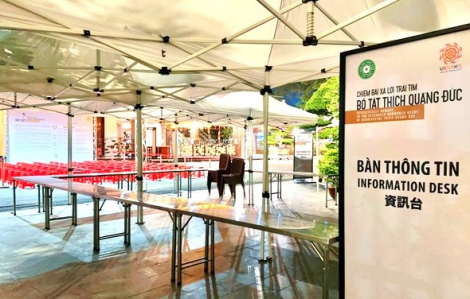 Ngày 3/5: tạm hoãn chiêm bái xá lợi Trái tim Bồ tát Thích Quảng Đức