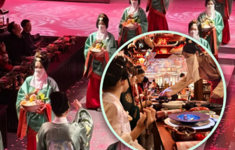 Giới trẻ Trung Quốc chọn thư giãn bằng cách hóa trang thành hoàng đế, hoàng hậu trong "tiệc hoàng gia"