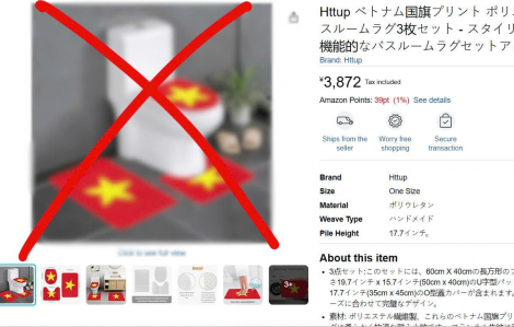 Người tiêu dùng kêu gọi tẩy chay Amazon vì sản phẩm xúc phạm Quốc kỳ Việt Nam