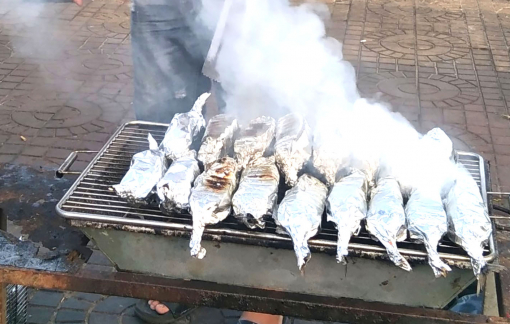 Ngất ngây với món cá ồ 2 lửa