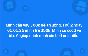 Lên mạng vờ xin tiền để quảng cáo dịch vụ lừa đảo