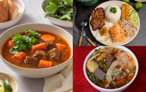 Bò kho, bún bò Huế, cơm tấm lọt top những món ăn sáng ngon nhất thế giới