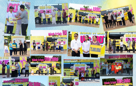 Nhà sản xuất Nguyễn Huỳnh Như đồng hành cùng Long Ngọc Luxury tiếp thêm niềm tin cho các hoàn cảnh khó khăn của Hành Trình Ước Mơ mùa đầu tiên