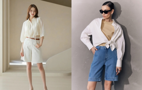Những mẫu quần short thanh lịch chuẩn xu hướng ngày hè