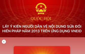 Bộ Công an hướng dẫn góp ý sửa Hiến pháp trên VNeID
