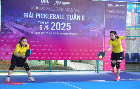 Quảng Nam tổ chức giải Pickleball vô địch các câu lạc bộ tỉnh, với 438 VĐV tham dự