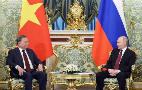 Tổng bí thư Tô Lâm hội đàm với Tổng thống Nga Vladimir Putin