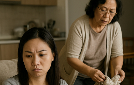 Con dâu sạch sẽ, mẹ chồng bừa bộn