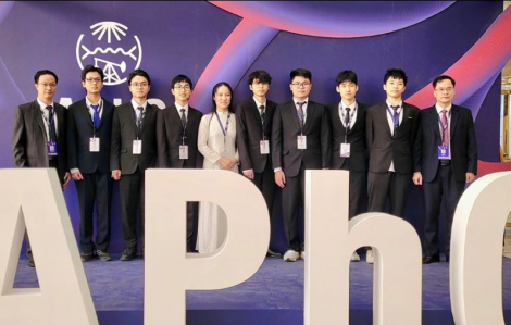 Cả 8 học sinh Việt Nam đều giành huy chương tại Olympic Vật lý châu Á