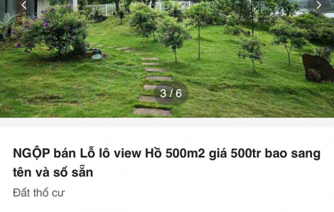 Hết sốt, bất động sản ở Lâm Đồng hạ giá mạnh