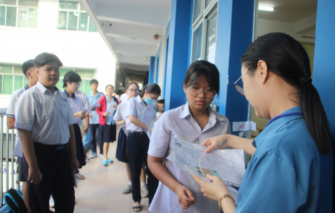 Có hơn 3.500 thí sinh đăng ký thi tuyển sinh lớp Mười Trường Phổ thông Năng khiếu