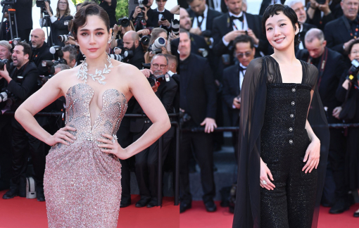 Chompoo Araya, Kim Go Eun nổi bật tại thảm đỏ ngày 2 LHP Cannes 2025