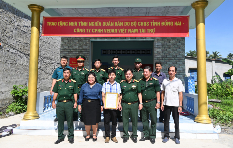 Vedan trao tặng “Nhà tình nghĩa quân - dân” tại huyện Nhơn Trạch, tỉnh Đồng Nai
