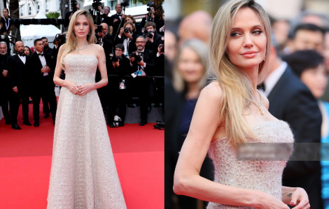 Angelina Jolie "chiếm sóng" tại thảm đỏ LHP Cannes sau 14 năm trở lại