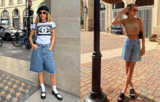 Bí quyết diện quần short denim mùa hè giúp "hack dáng"