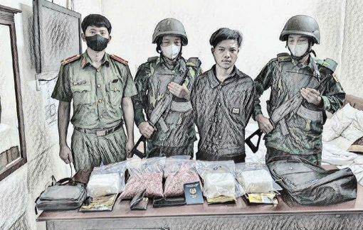 Bắt giữ thanh niên Lào tàng trữ 3kg ma túy đá cùng 40.000 viên ma túy tổng hợp