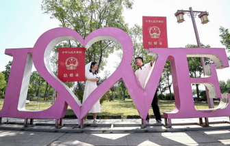 Trung Quốc thu hút du khách từ dịch vụ đăng ký kết hôn