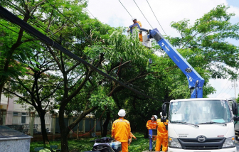 Ngành điện TPHCM tăng cường an toàn điện mùa mưa, bão