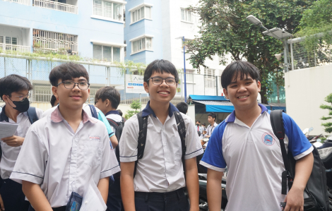 Hôm nay 24/5, thí sinh bắt đầu thi lớp Mười Trường Phổ thông Năng khiếu