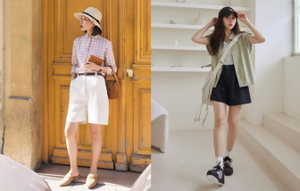 Bí quyết diện quần short tôn dáng cho cô nàng đùi to