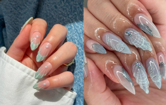 Mẫu nail cảm hứng biển cả 'chiếm sóng' xu hướng mùa hè