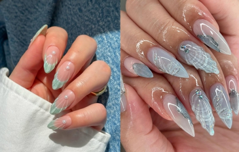 Mẫu nail cảm hứng biển cả 'chiếm sóng' xu hướng mùa hè