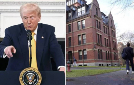 Tổng thống Donald Trump bảo vệ việc ngăn chặn sinh viên nước ngoài tại Đại học Harvard