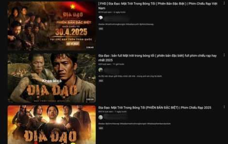 Phim “Địa đạo” bị chiếu lậu tràn lan trên mạng