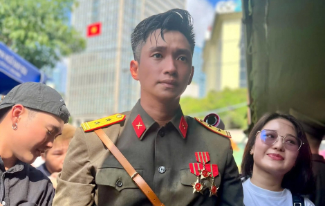 Thượng úy Lê Hoàng Hiệp bị sử dụng hình ảnh trái phép để bán hàng trên mạng xã hội