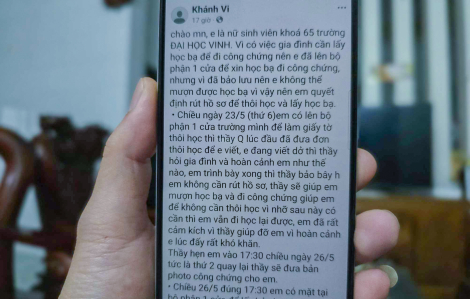 Tạm đình chỉ công tác cán bộ Trường đại học Vinh bị tố “gạ gẫm sinh viên”
