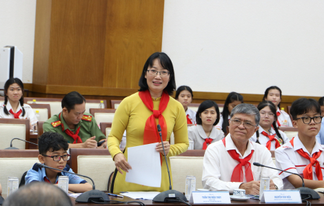 Phó chủ tịch UBND TPHCM đề nghị các sở ngành nghiên cứu kiến nghị của các em thiếu nhi