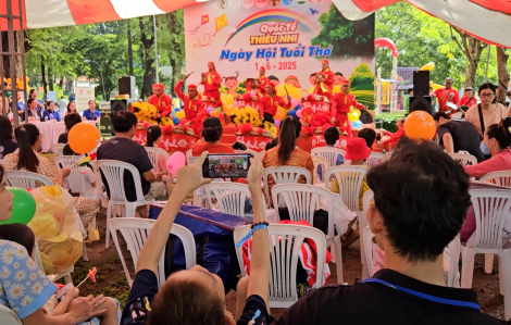 Tưng bừng ngày hội tuổi thơ tại Bệnh viện Nhi Đồng 2