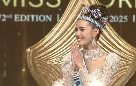 Người đẹp Thái Lan đăng quang Hoa hậu Thế giới 2025, Ý Nhi dừng chân top 40