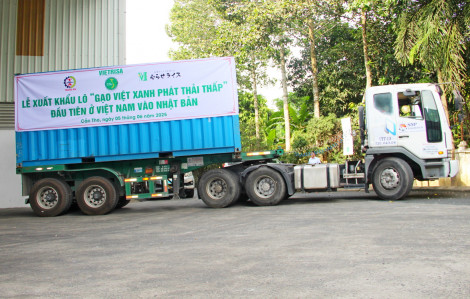 Việt Nam xuất khẩu 500 tấn gạo "xanh" đầu tiên sang Nhật với giá rất cao