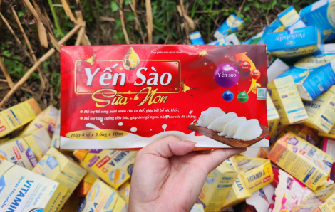 Sản phẩm liên quan đến sức khỏe bị đổ đống, dù hạn sử dụng đến năm 2028