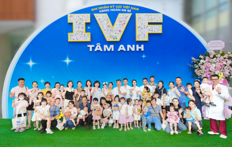 BVĐK Tâm Anh liên tiếp xác lập kỷ lục Ngày hội quy tụ nhiều em bé IUI/IVF nhất Việt Nam